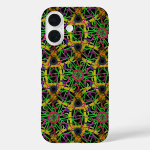 Coques iPhone 16 Mardi Gras Nouvelle-Orléans Purple Vert Or