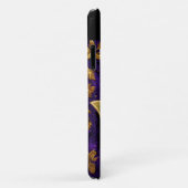 Coques Case-Mate iPhone Mardi Gras Or Violet Vert Hamsas Art (Dos/Droite)