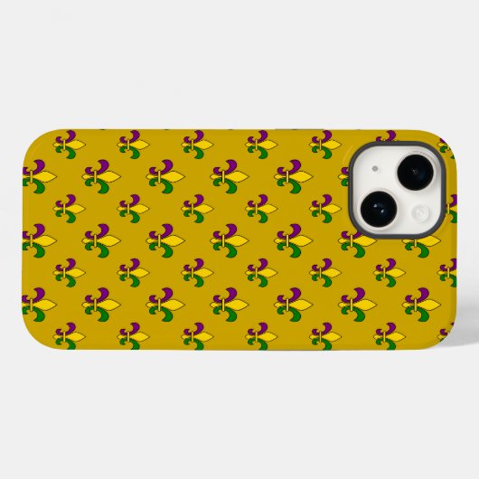 Coques Case-Mate iPhone Mardi motif (Verso (horizontal))
