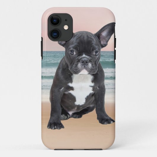 Coques Case-Mate iPhone Mare French Bulldog Beach Eau Soleil (Dos)