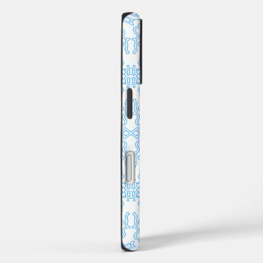 Coques Case-Mate iPhone Marée Azur Céleste (Verso / Droite)