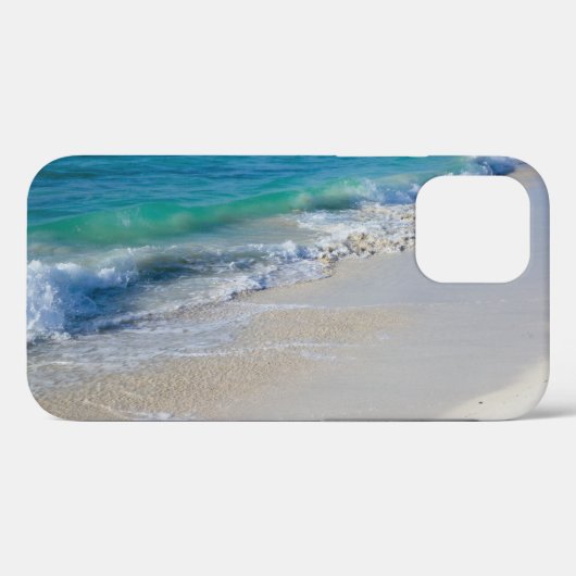 Coques Case-Mate iPhone Marée basse sur la plage des Caraïbes (Verso (horizontal))
