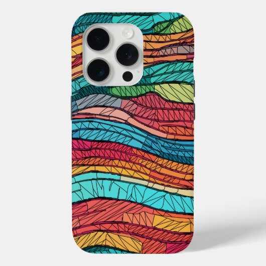 Coques Case-Mate iPhone Marée mosaïque (Verso)