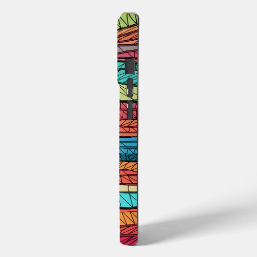 Coques Case-Mate iPhone Marée mosaïque (Verso / Gauche)