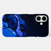 Coques Case-Mate iPhone Marées noires : Un chef-d'oeuvre monochrome (Verso (horizontal))