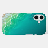Coques Case-Mate iPhone Marées Turquoise : Une fuite Tropicale (Verso (horizontal))