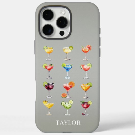 Coques Case-Mate iPhone Margarita Monogramme pour tous (Verso)
