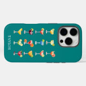 Coques Case-Mate iPhone Margarita N'importe Monogrammé (Verso (horizontal))