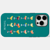 Coques Case-Mate iPhone Margarita N'importe Monogrammé (Verso (horizontal))