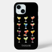 Coques Case-Mate iPhone Margaritas Anyone Monogrammed  (Verso)