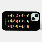 Coques Case-Mate iPhone Margaritas pour tous Monogramme (Verso (horizontal))