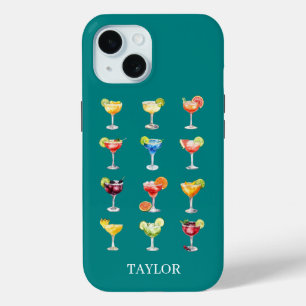 Coque Pour iPhone 15 Margaritas pour tous Monogramme