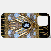 Coques Case-Mate iPhone Margo Spray unique monogramme élégant (Verso (horizontal))