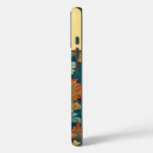 Coques Case-Mate iPhone Marguerite Abstraite et Feuille Botanique Monogram (Verso / Gauche)