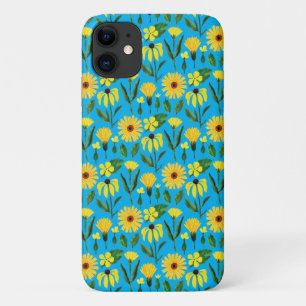 Case-Mate iPhone Case marguerite jaune sur aqua