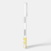 Coques Case-Mate iPhone Marguerite jaune sur blanc (Verso / Droite)