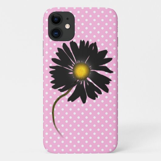 Coques Case-Mate iPhone marguerite noire (Dos)