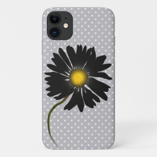 Coques Case-Mate iPhone marguerite noire (Dos)