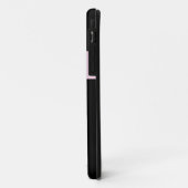 Coques Case-Mate iPhone Marguerite noire et blanche à la mode et nom de (Dos/Gauche)