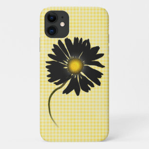 Case-Mate iPhone Case marguerite noire sur en vichy