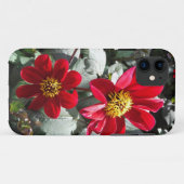 Coques Case-Mate iPhone marguerite rose chaud rouge / marguerites fleurs (Dos (Horizontal))