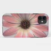 Coques Case-Mate iPhone Marguerite Rose - Image de Fond de Texture en Cuir (Dos (Horizontal))