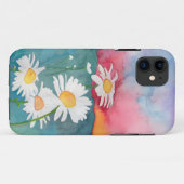 Coques Case-Mate iPhone Marguerites au coucher du soleil (Dos (Horizontal))
