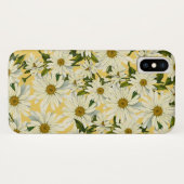 Coques Case-Mate iPhone Marguerites blanches Fleur Fleur Jaune Lumineuse (Dos (Horizontal))
