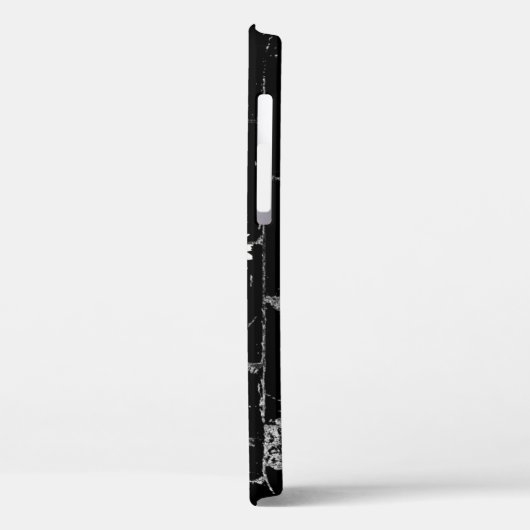 Coques Case-Mate iPhone marguerites blanches sur brique noire (Verso / Gauche)