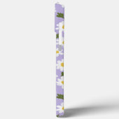 Coques Case-Mate iPhone Marguerites blanches sur lavande (Verso / Gauche)