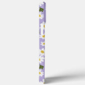 Coques Case-Mate iPhone Marguerites blanches sur lavande (Verso / Droite)