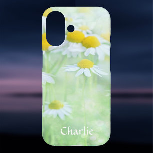 Coques iPhone 16 Marguerites dans un champ