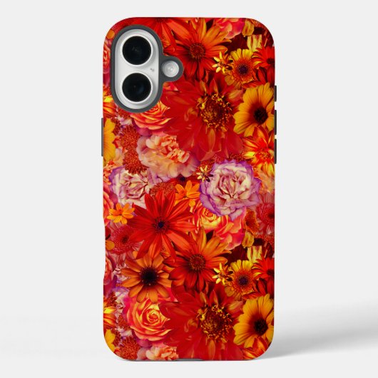 Coques Case-Mate iPhone Marguerites d'un rouge ardent riches de bouquet (Verso)