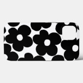Coques Case-Mate iPhone Marguerites noires rétro #1 #décoration #art (Verso (horizontal))