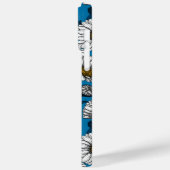 Coques Case-Mate iPhone Marguerites sur bleu (Verso / Gauche)