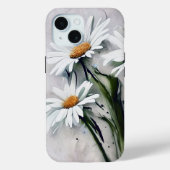 Coques Case-Mate iPhone Marguerites Sur Grunge (Verso)
