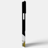 Coques Case-Mate iPhone Marguerites tendance Personnalisées Noir Blanc (Verso / Droite)