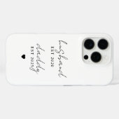 Coques Case-Mate iPhone Mari personnalisé et papa cadeau EST (Verso (horizontal))