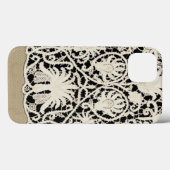 Coques Case-Mate iPhone Mariage Antique Dentelle Lin Blanc Classique Joli (Verso (horizontal))