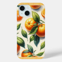 Mariage aux feuilles d'orange et aquarelle
