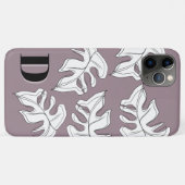 Coques Case-Mate iPhone Mariage botanique Monstera noir et blanc (Dos (Horizontal))