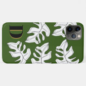 Coques Case-Mate iPhone Mariage botanique noir de Monstera (Dos (Horizontal))