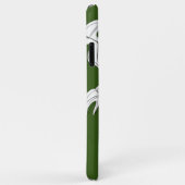 Coques Case-Mate iPhone Mariage botanique noir de Monstera (Dos/Droite)