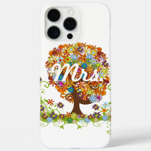 iPhone 16 Pro Max Case Mariage d'arbre à fleurs lunaires