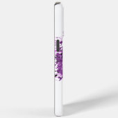 Coques Case-Mate iPhone Mariage de feuille de coeur pourpre de forêt (Verso / Droite)