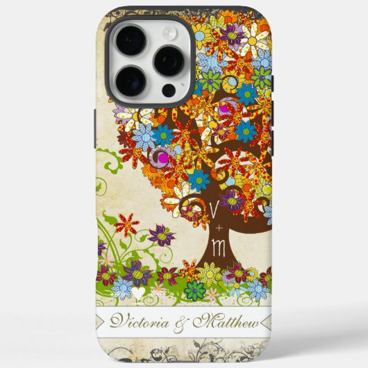 Coques Case-Mate iPhone Mariage de la branche côté forêt enchantée (Verso)