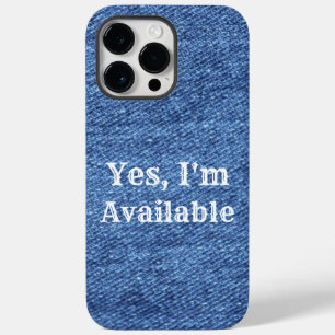 Coque Pour Pour iPhone 14 Pro Max Mariage de thème bleu blanc Denim