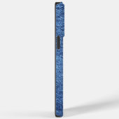 Coques Case-Mate iPhone Mariage de thème bleu blanc Denim (Verso / Droite)