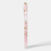 Coques Case-Mate iPhone Mariage Feuille Blush Pink Gold (Verso / Gauche)
