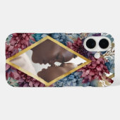 Coques Case-Mate iPhone Mariage floral élégant enchanté (Verso (horizontal))